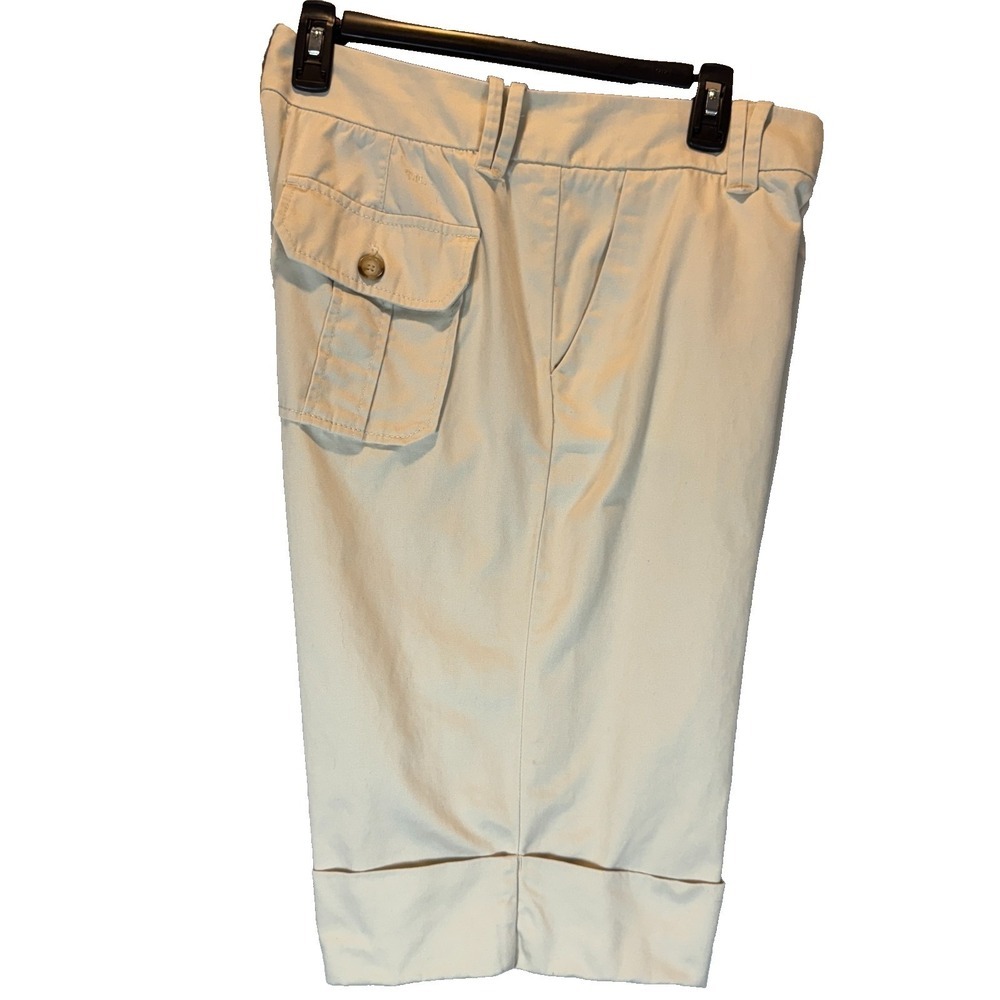 Tommy Hilfiger Bermuda Shorts Cuffed Hem Relaxed Fit Women's 14 Classic Normcore